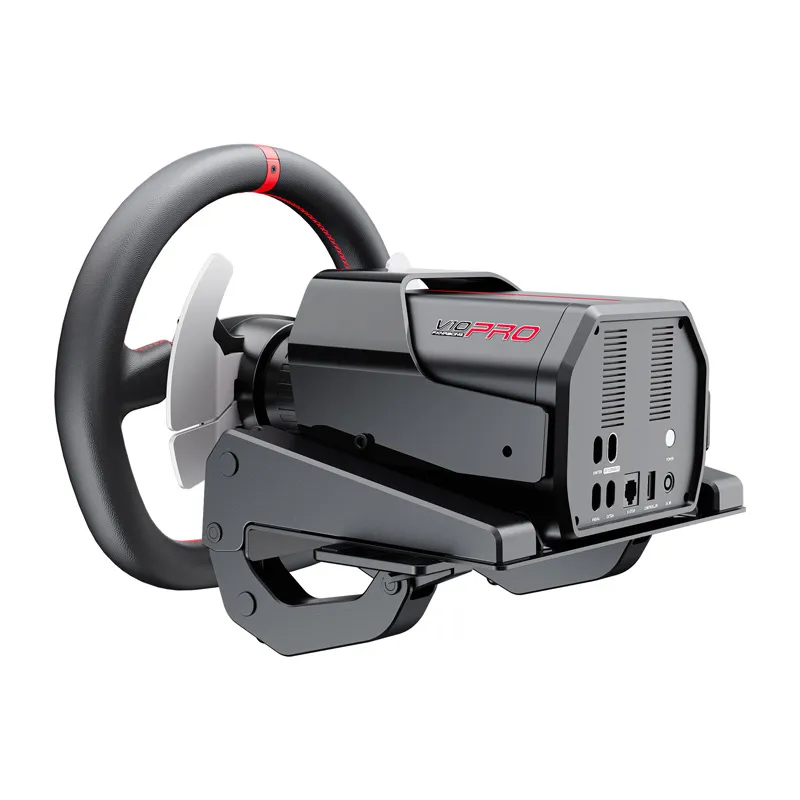 PXN-V10 Pro mängukomplekt - rool + gaasid + kinnitusklambrid (PC / PS4 / Xbox One / Xbox Series X|S) universaalne