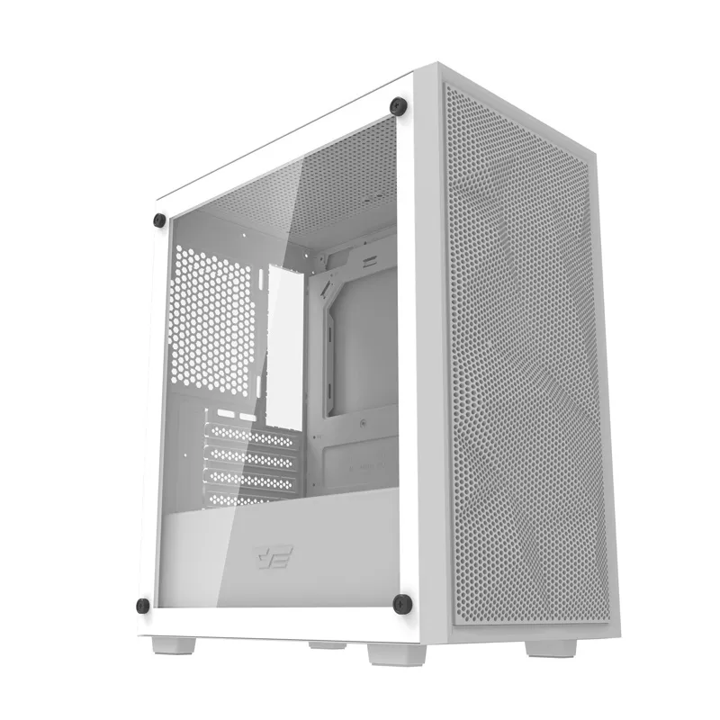 Darkflash M305 Mesh arvutikarp ilma ventilaatoriteta (Valge) universaalne