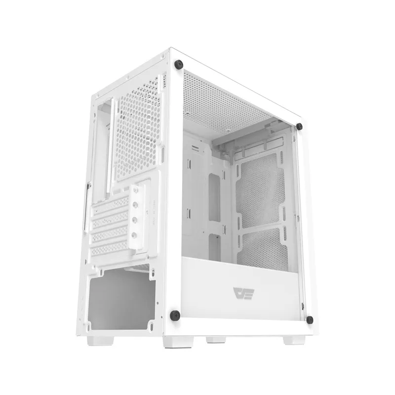 Darkflash M305 Mesh arvutikarp ilma ventilaatoriteta (Valge) universaalne