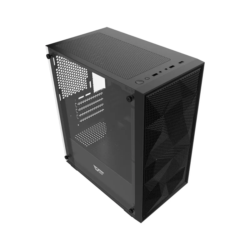 Darkflash M305 Mesh arvutikarp ilma ventilaatoriteta (Must) universaalne