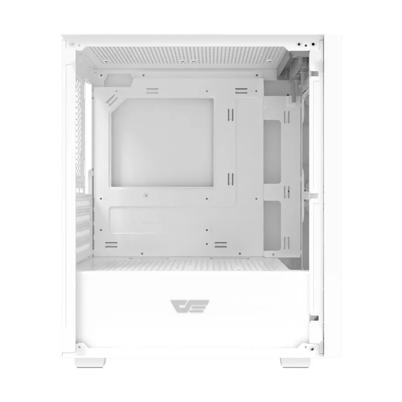 Darkflash M305 Mesh arvutikarp ilma ventilaatoriteta (Valge) universaalne