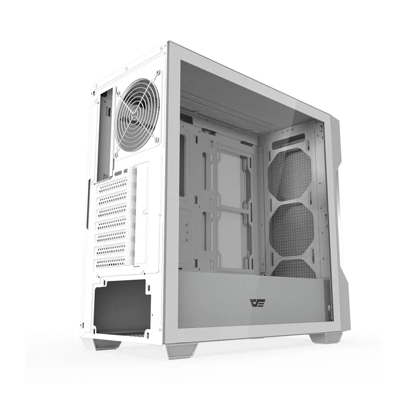Darkflash DS900 Mesh arvutikarp ilma ventilaatoriteta (Valge) universaalne