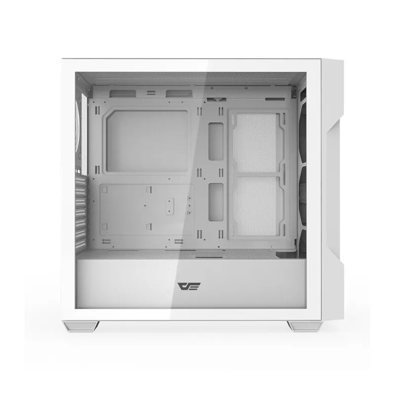 Darkflash DS900 Mesh arvutikarp ilma ventilaatoriteta (Valge) universaalne