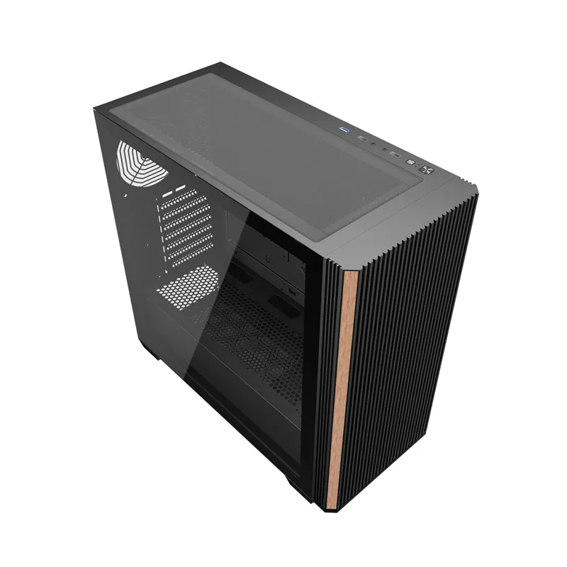 Darkflash DS900WS ATX arvutikarp ilma ventilaatoriteta (Must) universaalne