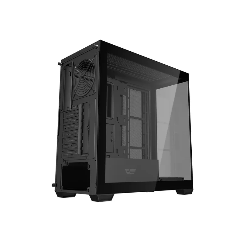 Darkflash DS900W arvutikarp ilma ventilaatoriteta (Must) universaalne