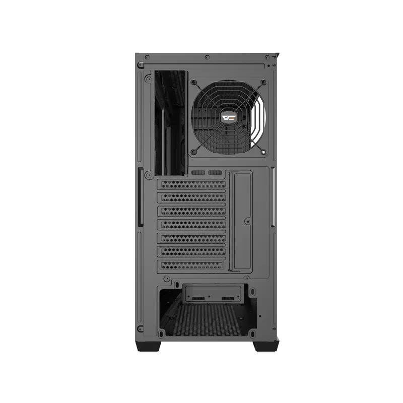 Darkflash DS900WS ATX arvutikarp ilma ventilaatoriteta (Must) universaalne