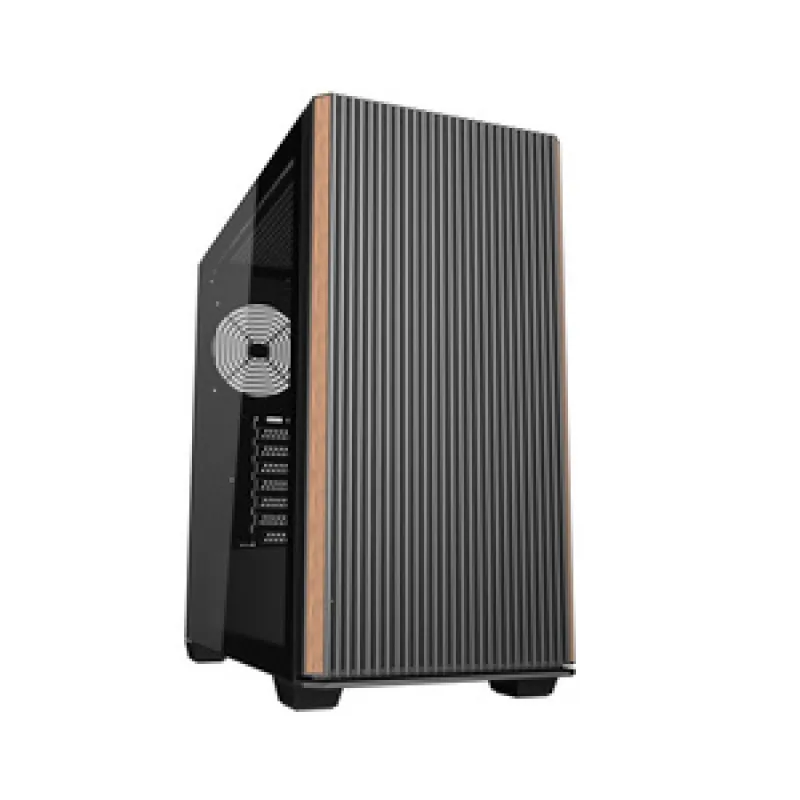 Darkflash DS900WS ATX arvutikarp ilma ventilaatoriteta (Must) universaalne