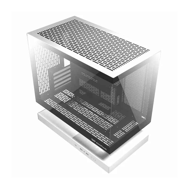 Darkflash F1 arvutikast (Valge) + 6 ARGB ventilaatorit universaalne
