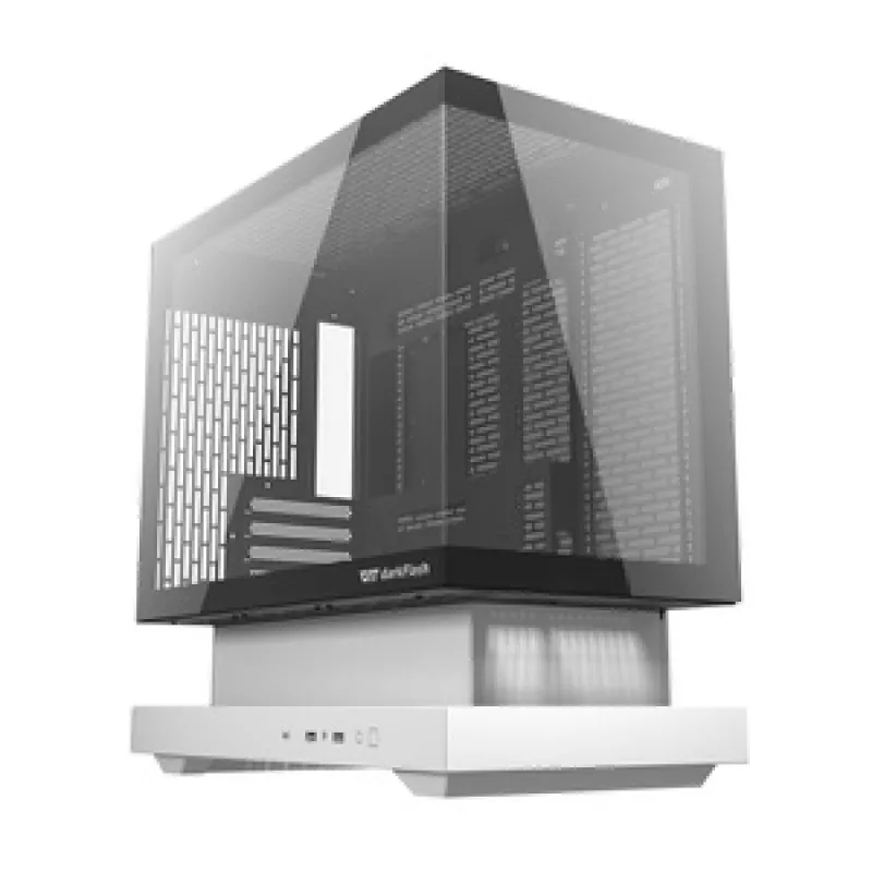 Darkflash F1 arvutikast (Valge) + 6 ARGB ventilaatorit universaalne