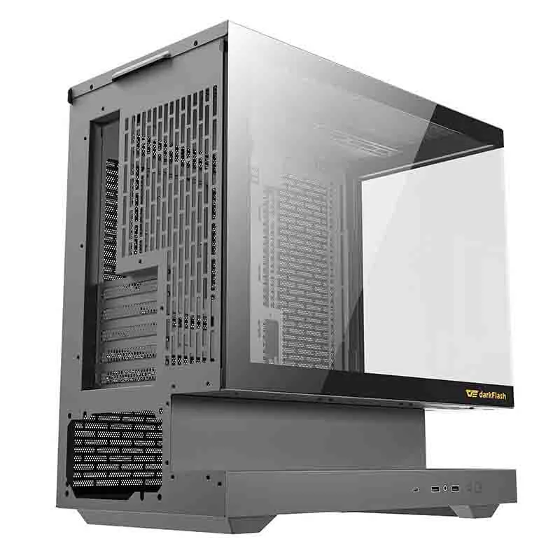 Darkflash F1 arvutikarp (Must) + 6 ARGB ventilaatorit universaalne