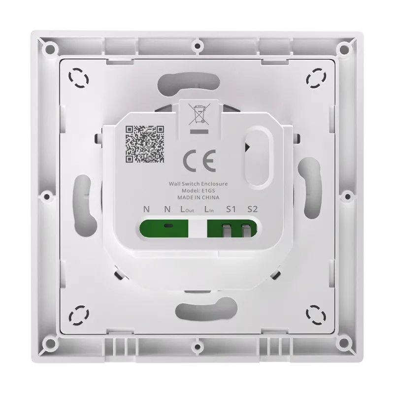 SONOFF E1GS seinakinnituse korpus (N-ga) universaalne