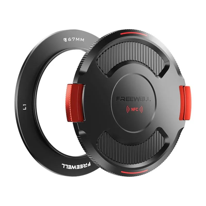 Freewell 67 mm alusring ja kaas, sobib universaalsele Real Locking VND-le