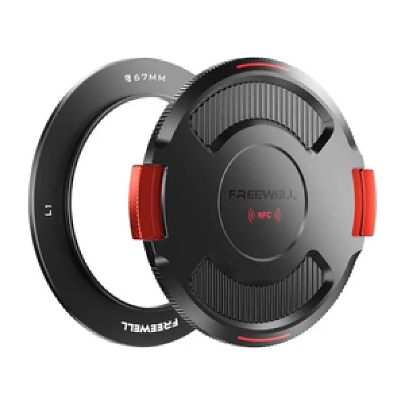 Freewell 67 mm alusring ja kaas, sobib universaalsele Real Locking VND-le