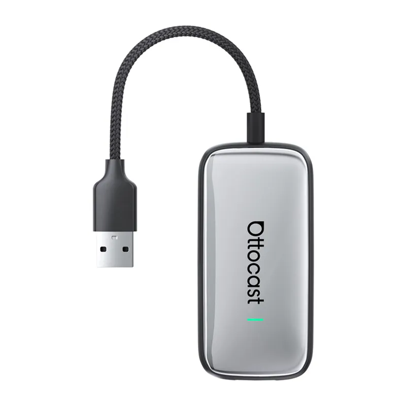 Ottocast Play2Video Plus Autogaasi Carplay/Android Auto juhtmevaba adapter universaalne