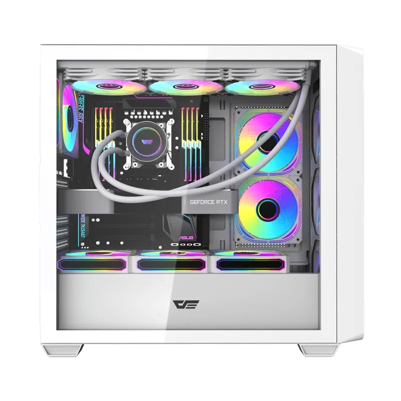 DarkFlash DS900WD arvutikarp (valge) universaalne