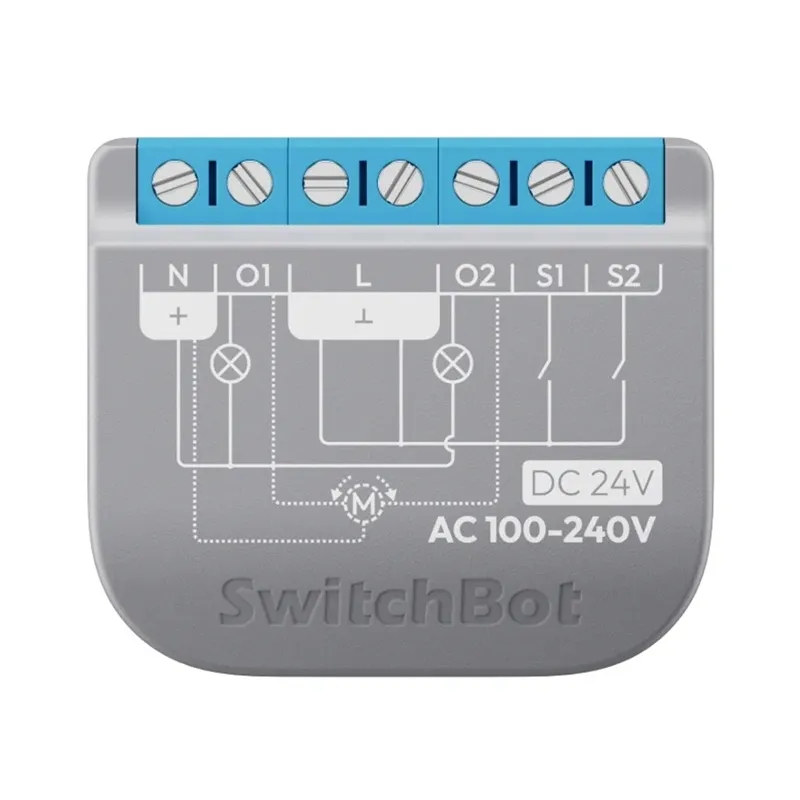 SwitchBot Relay Switch 2PM intelligentne kahekanaliline lüliti universaalne