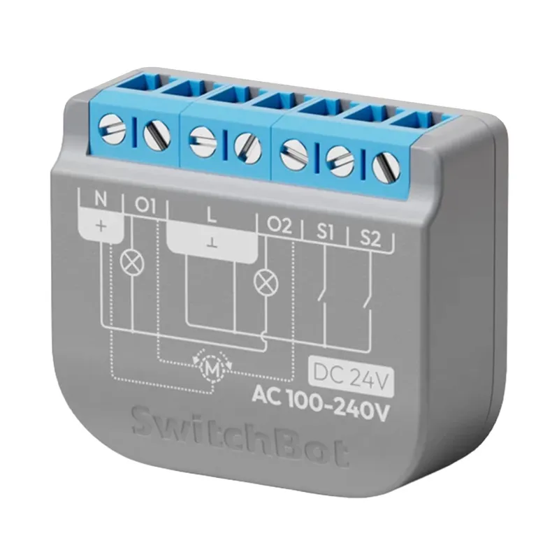 SwitchBot Relay Switch 2PM intelligentne kahekanaliline lüliti universaalne