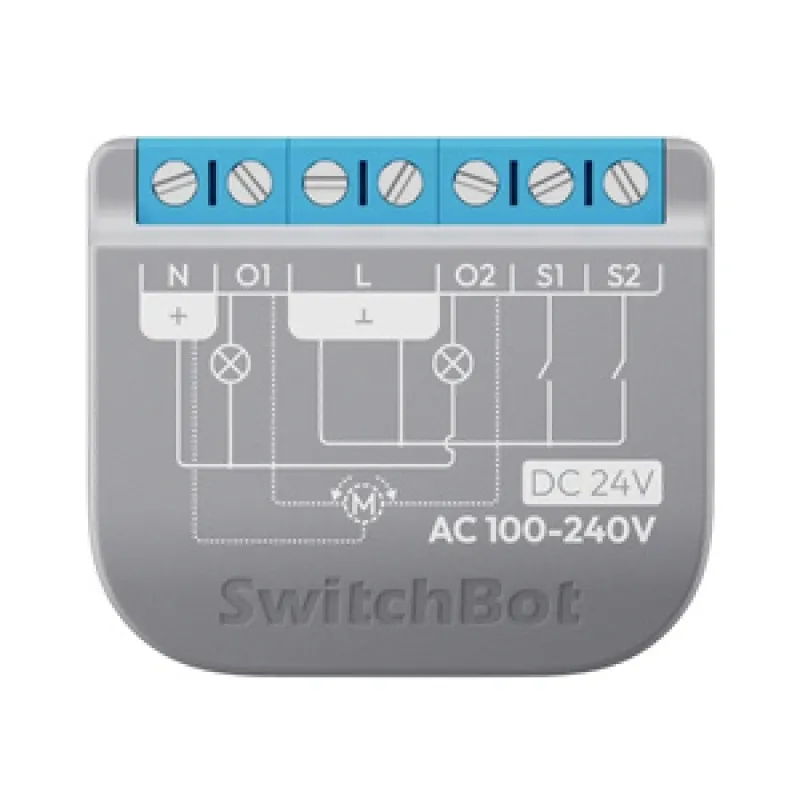 SwitchBot Relay Switch 2PM intelligentne kahekanaliline lüliti universaalne