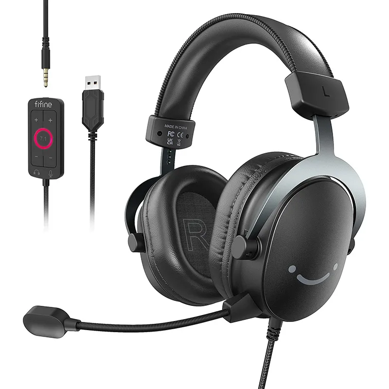 Fifine H9 mängupeakomplekt (must) universaalne