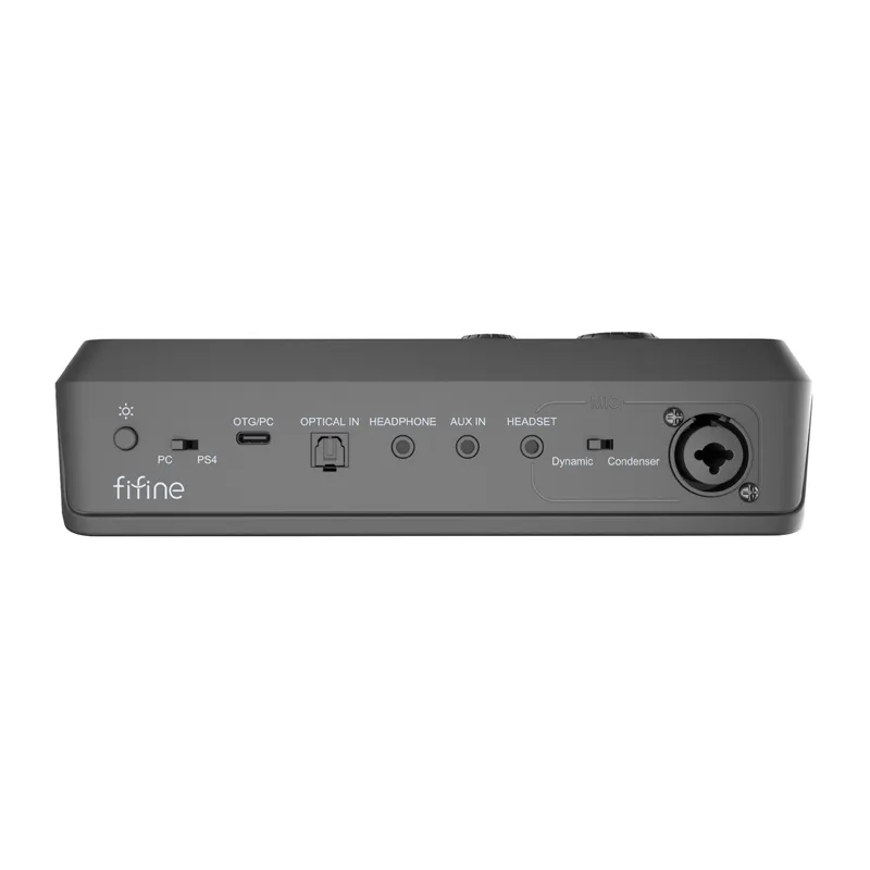Fifine SC8 RGB mängumikser (must) universaalne