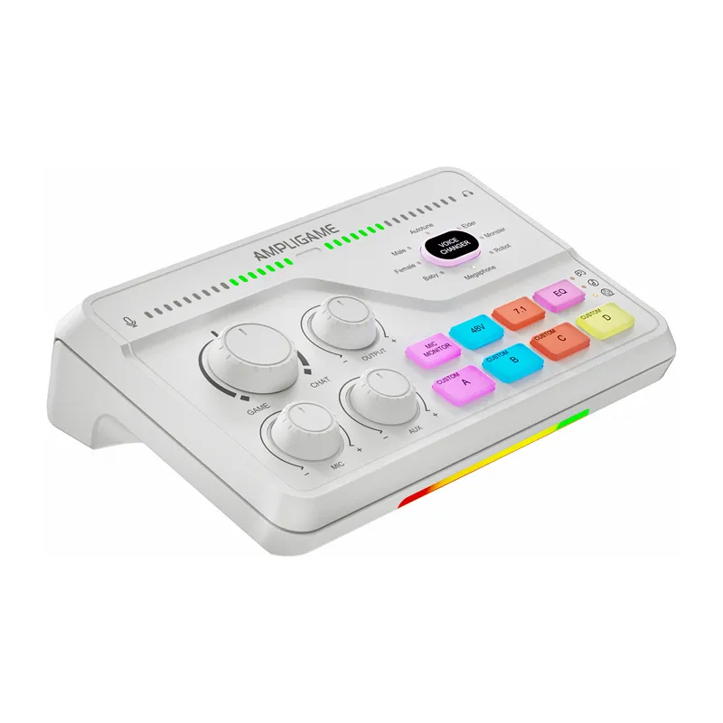 Fifine SC8W RGB mängumikser (valge) universaalne