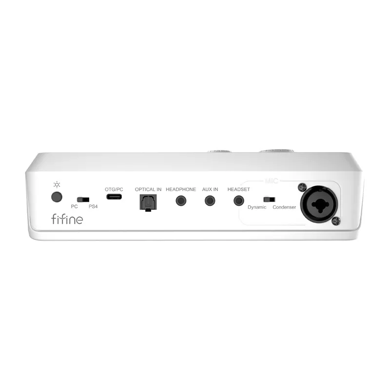 Fifine SC8W RGB mängumikser (valge) universaalne