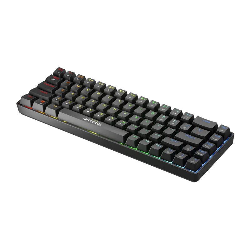 Fifine GK1 mehaaniline klaviatuur, 65% RGB (must) universaal