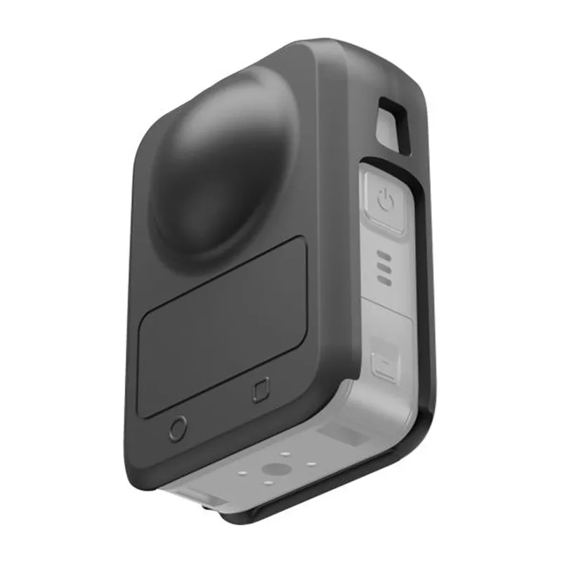 Silicone Kate koos Objektiivikaitsmega PULUZ jaoks DJI Osmo 360 (Must) universaalne