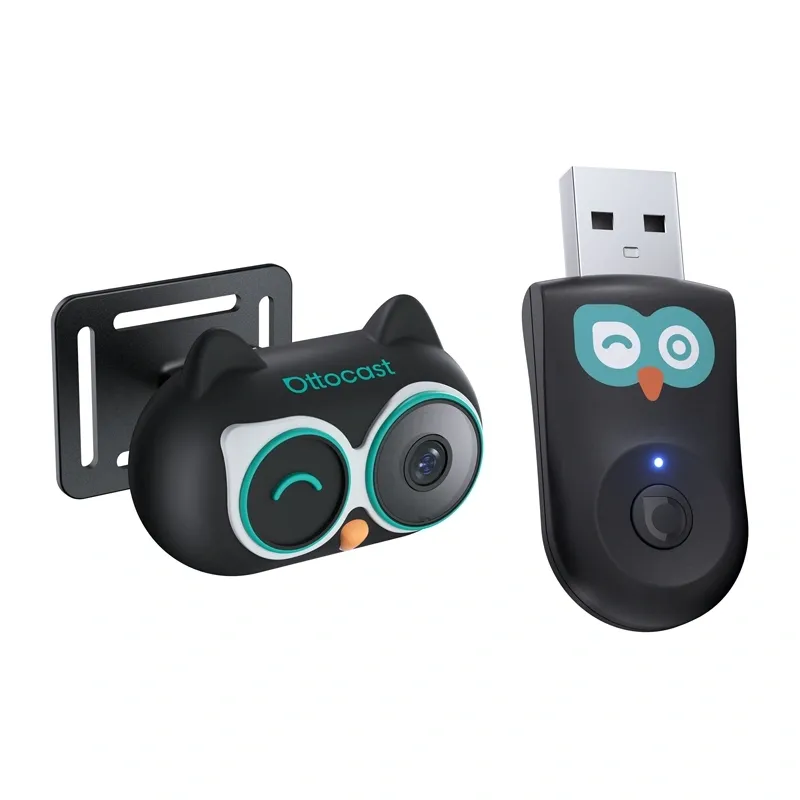 Ottocast CarPlay juhtmevaba autoadapter koos autohoidja (Cabin Care) universaalne