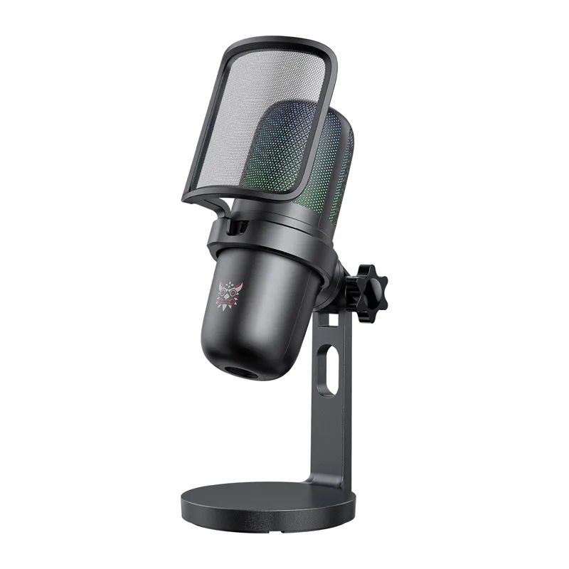 ONIKUMA M-730 mikrofon (must) universaalne
