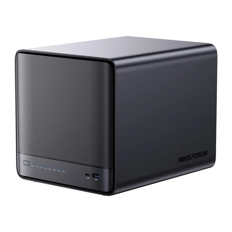 MINI-PC Minis Forum NAS N5 Pro AMD Ryzen AI 9 HX Pro 370, 32GB + 128GB O universaalne