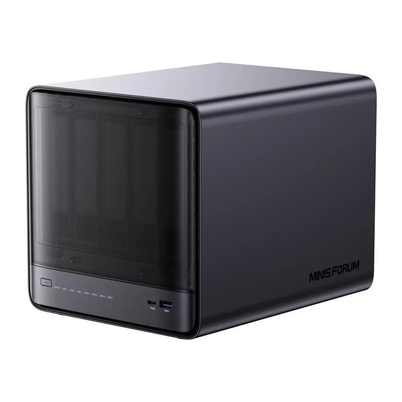 MINI-PC Minis Forum NAS N5 Pro AMD Ryzen AI 9 HX Pro 370, 32GB + 128GB O universaalne