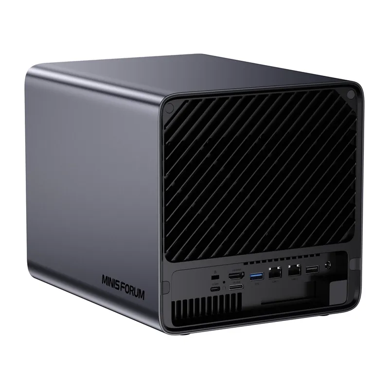 MINI-PC Minis Forum NAS N5 Pro AMD Ryzen AI 9 HX Pro 370, 32GB + 128GB O universaalne