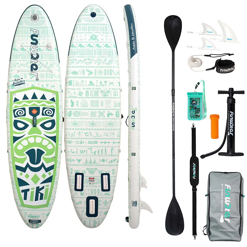 FunWater SUP laud, SUPFW05D Tiki 3,2m (roheline) universaal