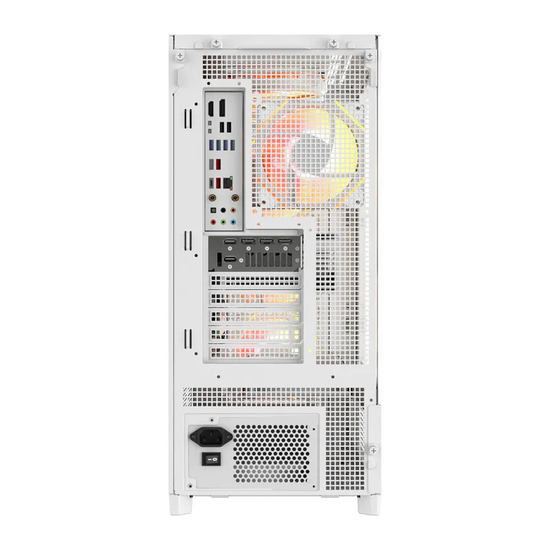 DarkFlash AIRNOVA arvutikarp (valge) + 3 universaalset ventilaatorit