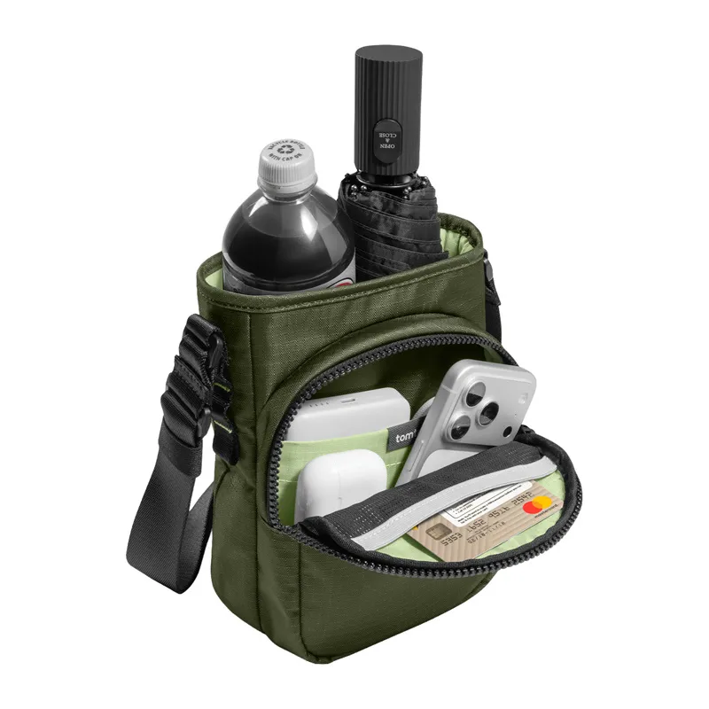 TOMTOC GameOn-G50 Switch 2 JoyCarry Sling Bag (roheline) universaalne