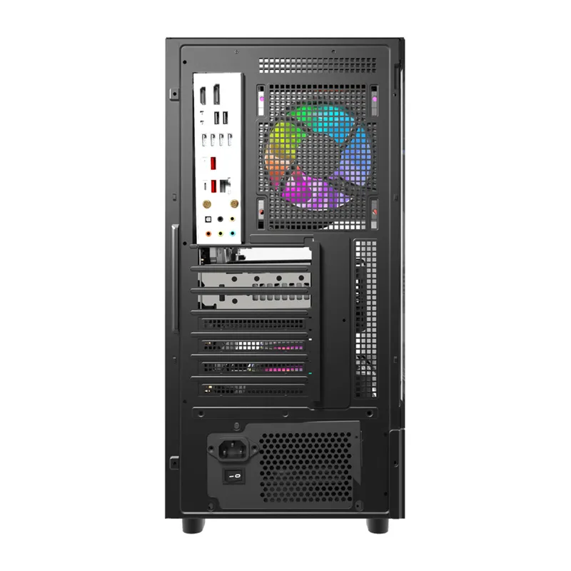 DarkFlash DS950V arvutikarp koos ekraaniga (must) + 6 ventilaatorit universaalne