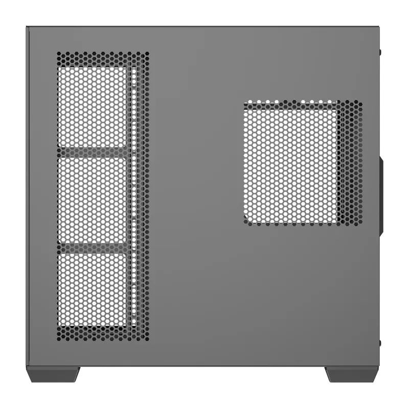 DarkFlash C280 arvutikarp (must) + 7 universaalset ventilaatorit