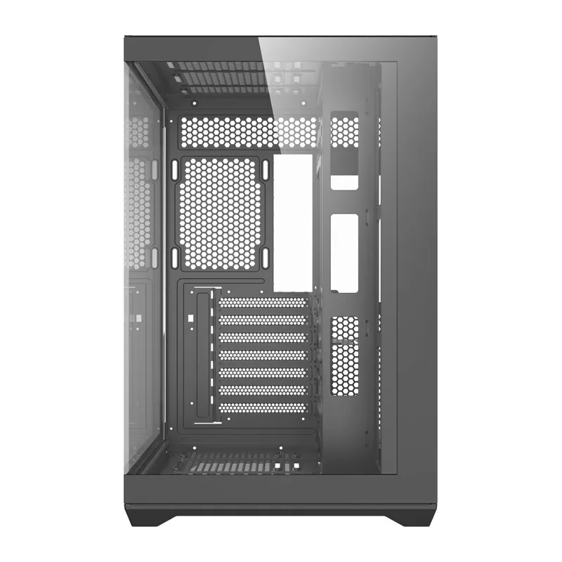 DarkFlash C280 arvutikarp (must) + 7 universaalset ventilaatorit