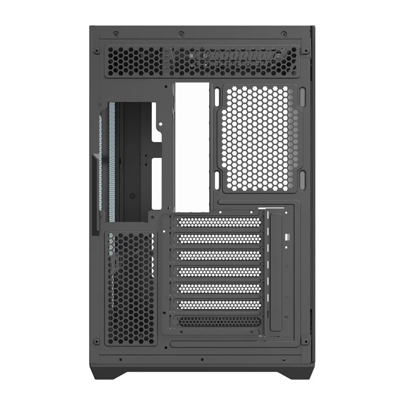 DarkFlash C280 arvutikarp (must) + 7 universaalset ventilaatorit