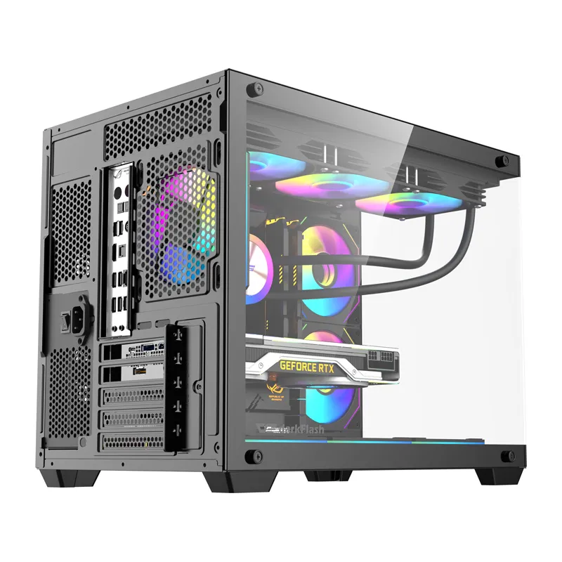 DarkFlash B275 PRO arvutikarp (must) + 6 ventilaatorit universaalsed