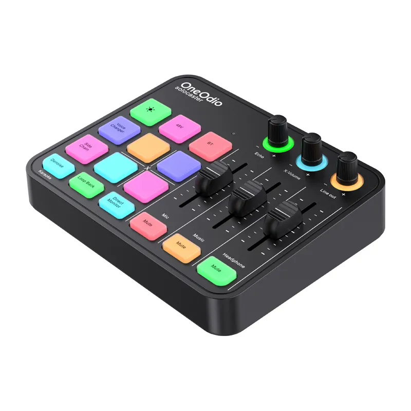 OneOdio Solocaster Audio Segisti ja Helikaar universaalne