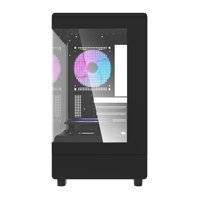 Darkflash DB330M Arvutikast + 3 ventilaatorit (Must) universaalne