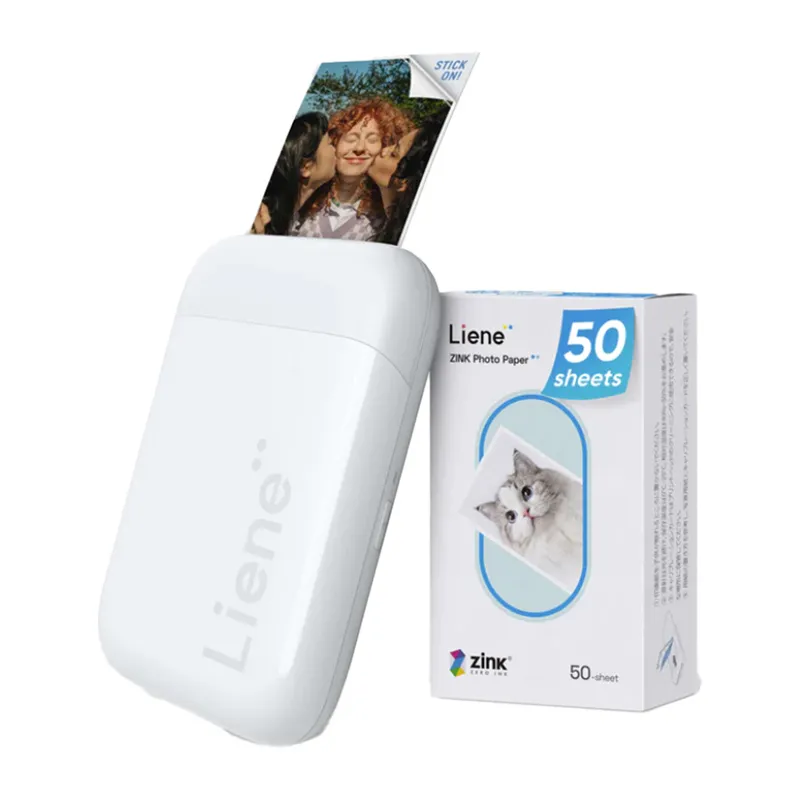 Liene Pearl 2x3" kaasaskantav fotoprinter (valge) universaalne