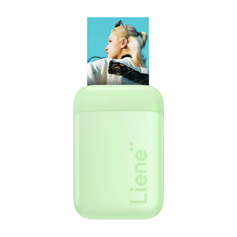 Liene Pearl 2x3" kaasaskantav fotoprinter (roheline) universaalne
