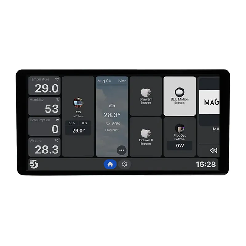 6,95" Shelly Seinaekraan X2i WiFi/BLU juhtpaneel (must) universaalne