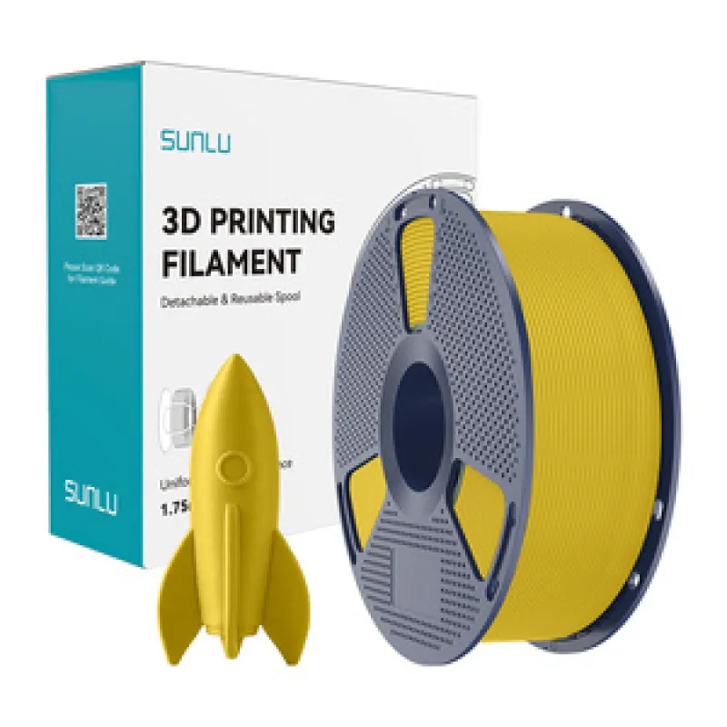 Sunlu Filament PLA Kõrge Kiirusega Kollane universaalne