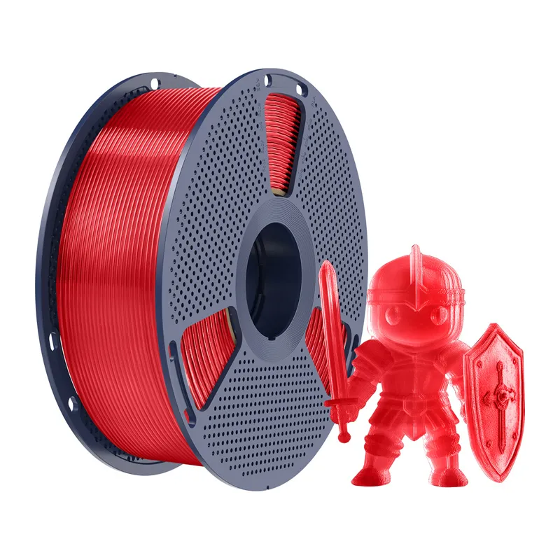 Sunlu PLA+ filament (läbipaistev punane) universaalne