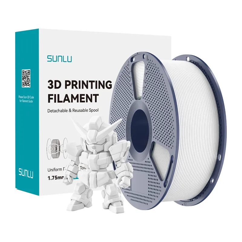 Sunlu PLA+ 2.0 filament (valge) universaalne