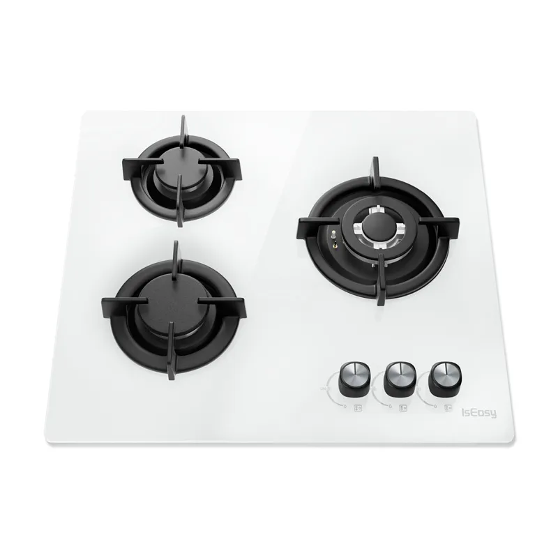 ISEASY MGBG-603 gaasipliit, 3 põletit (valge) universaalne
